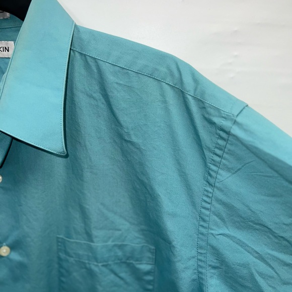 Chereskin Shirt Mens Extra Large Blue Long Sleeve Cotton Blend Single Needle - Picture 6 of 15